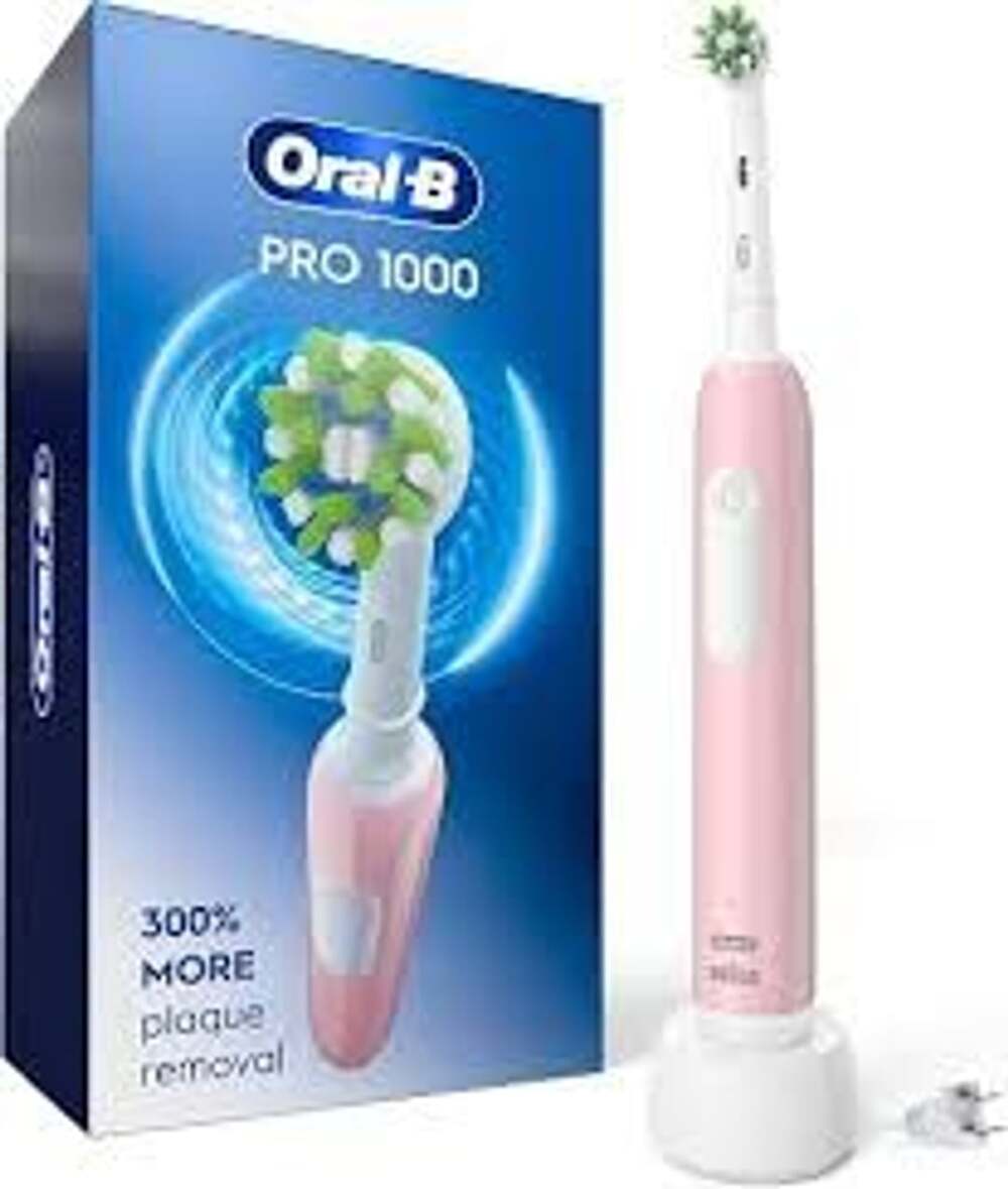 Oral-B Pro 1000 Power Rechargeable Electric Toothbrush Pink